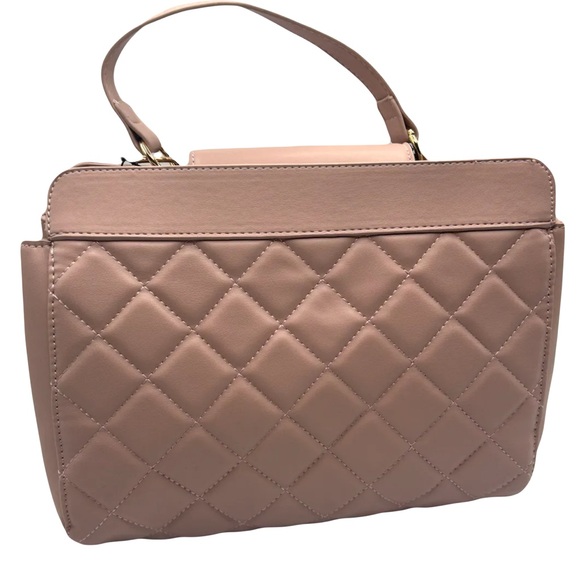 Badgley Mischka Blush Pink Quilted Mini Tote NWT! - Picture 3 of 5